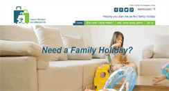 Desktop Screenshot of familyfriendlyaccommodation.com.au